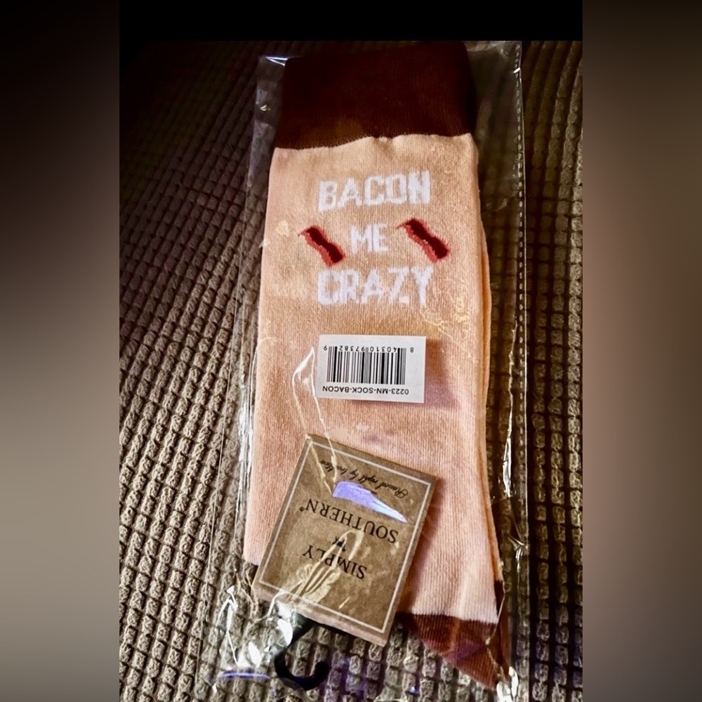 New Bacon Me Crazy simply southern Socks